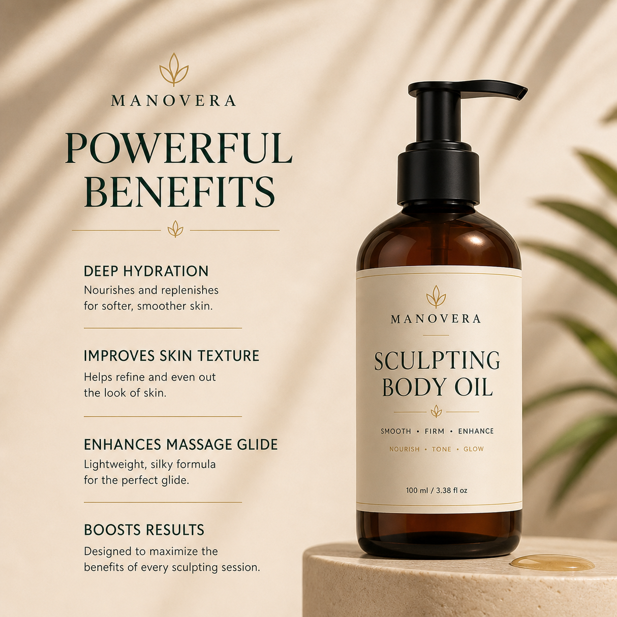 Manovera Sculpting Body Oil